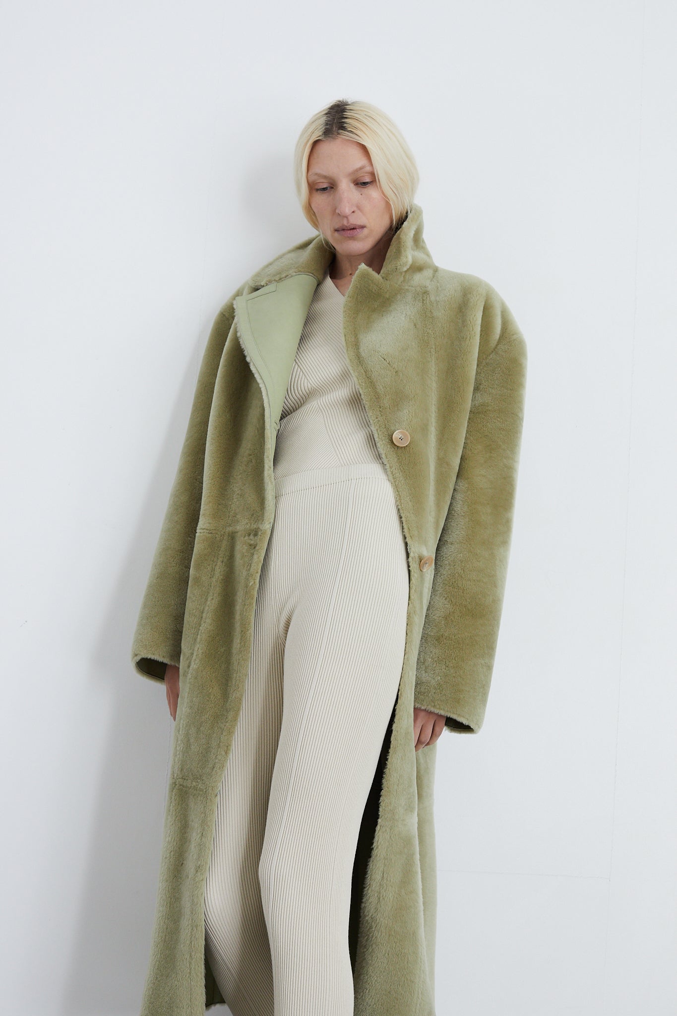 Anne vest outlet shearling coat