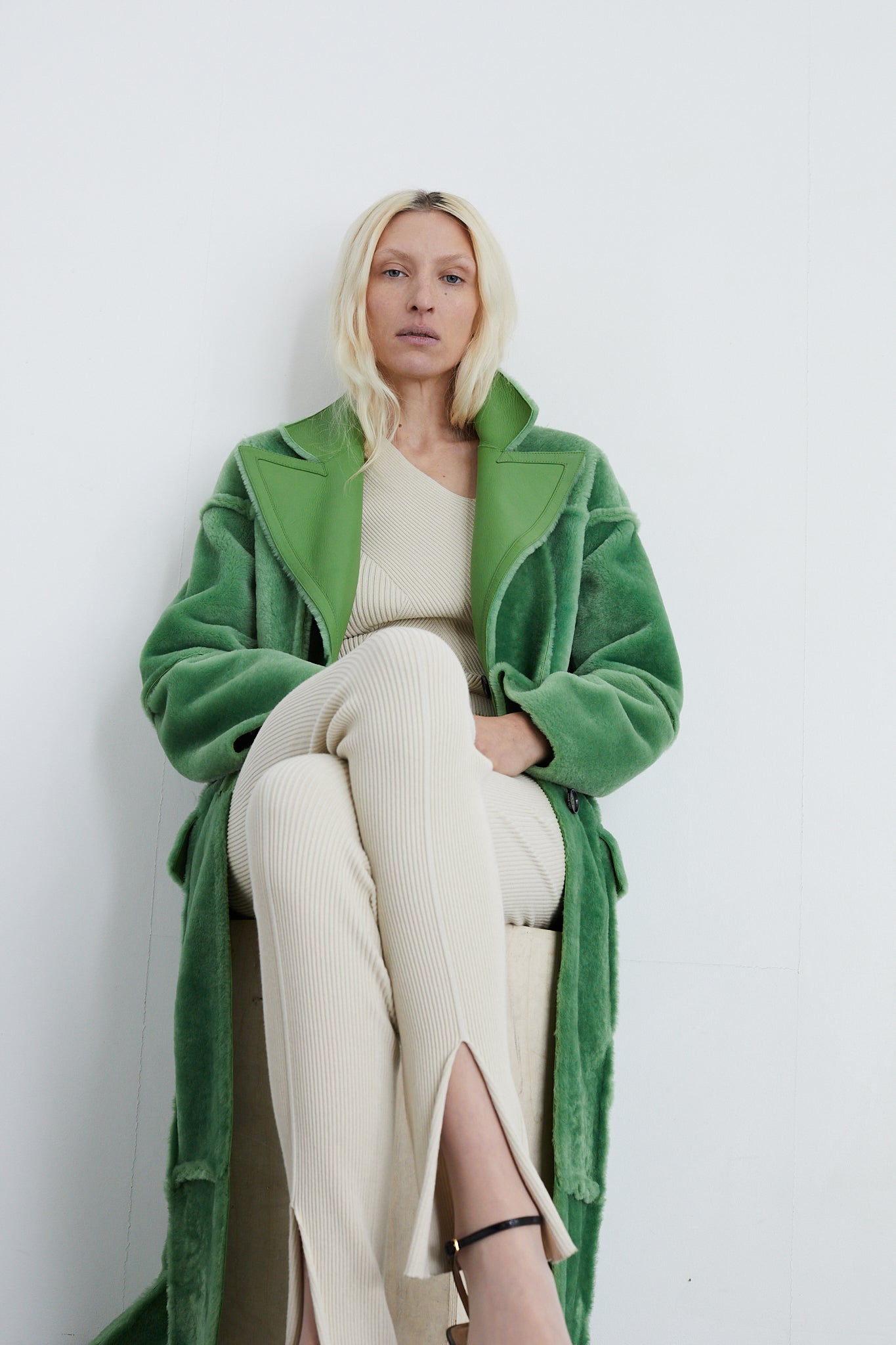 Anne vest shearling coat hotsell