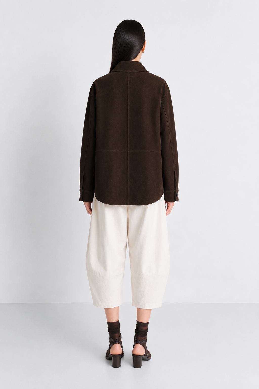The Shirt Jacket — model back view
