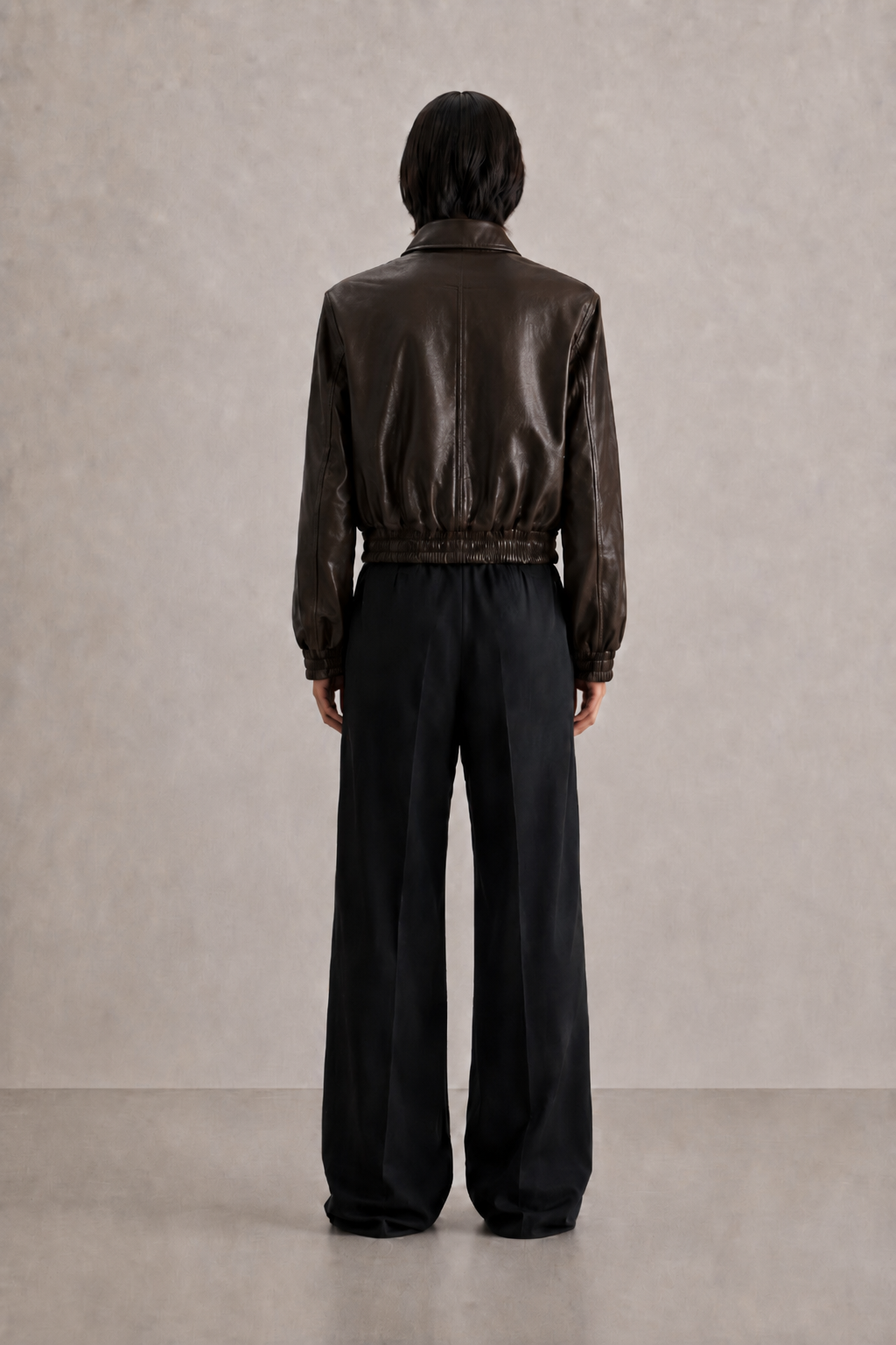 The Shoulder Patch Bomber — model back view