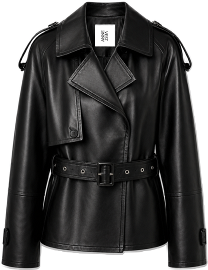 The Trench Jacket — model back view
