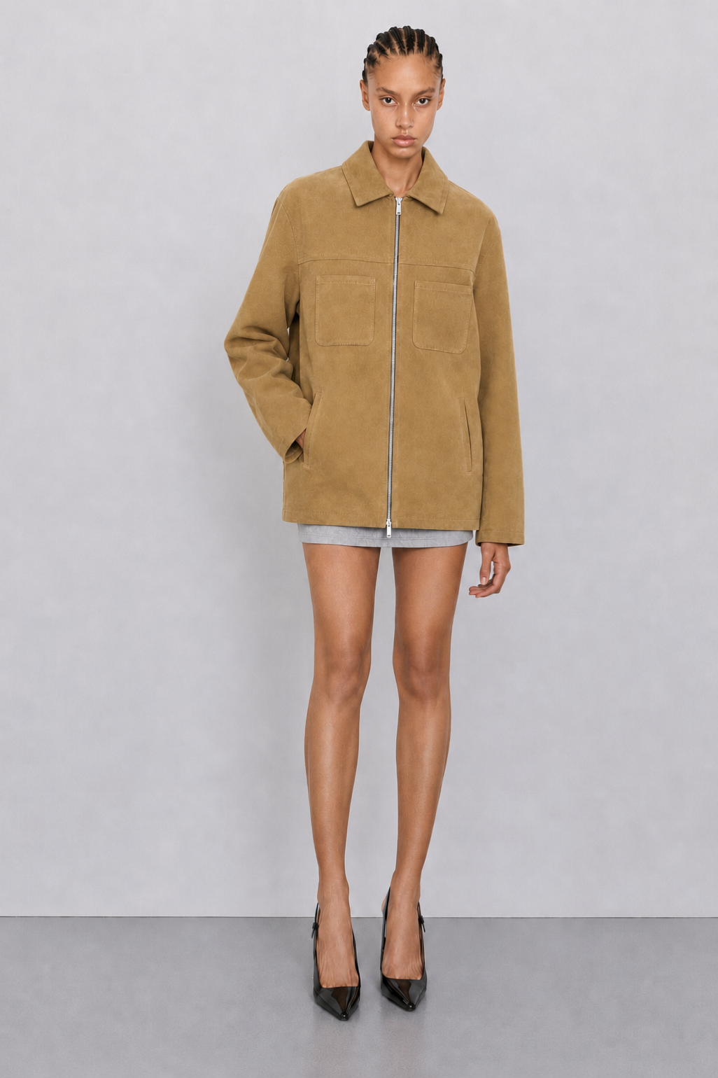 The Overshirt Jacket — model front view