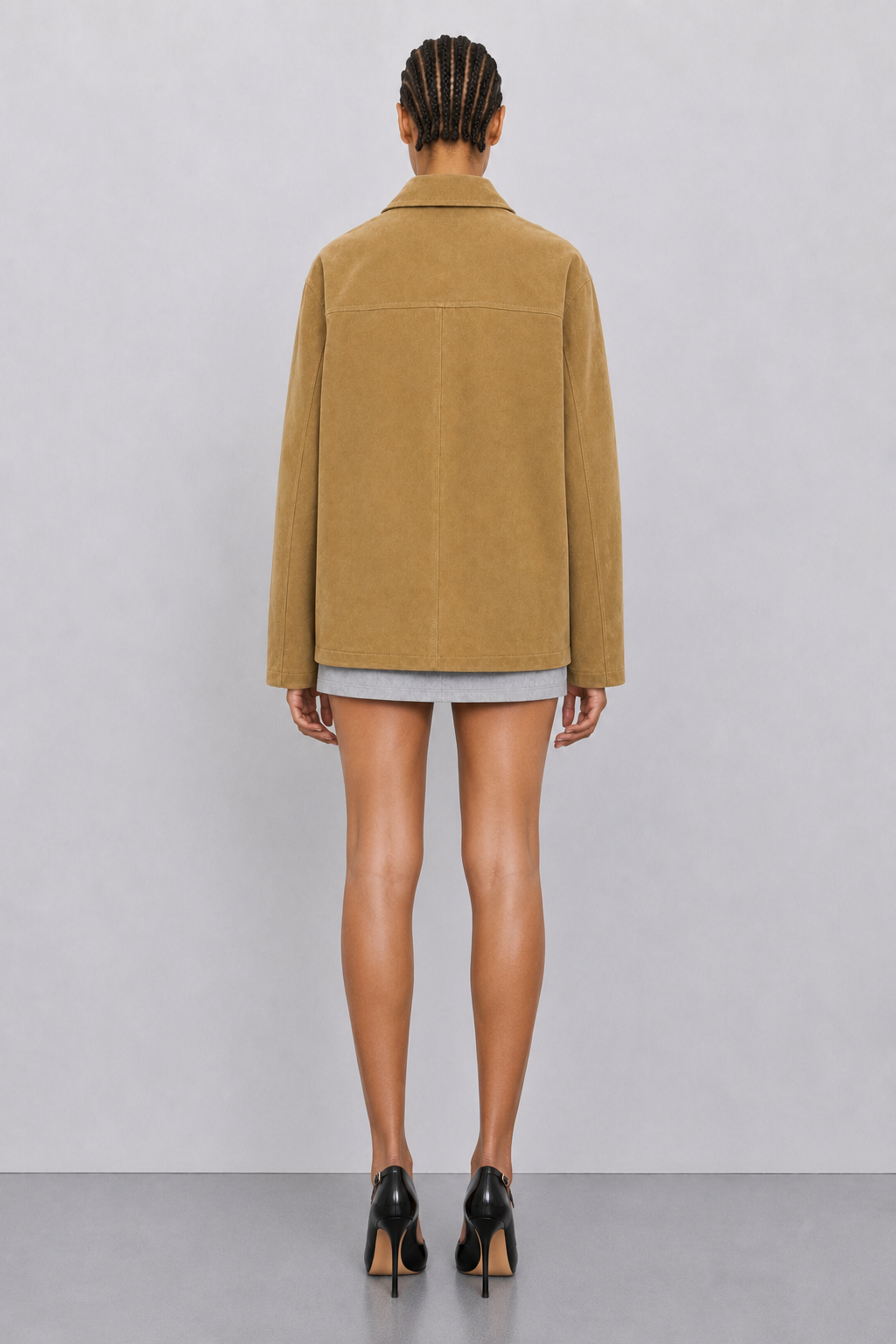 The Overshirt Jacket — model back view
